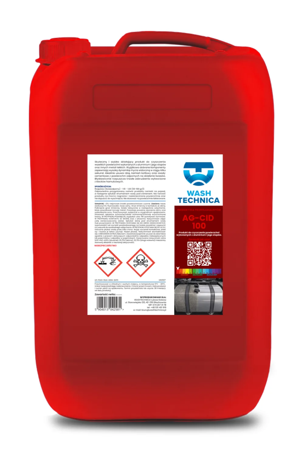 AG CID 100 — materiał produktowy Wash Technica
