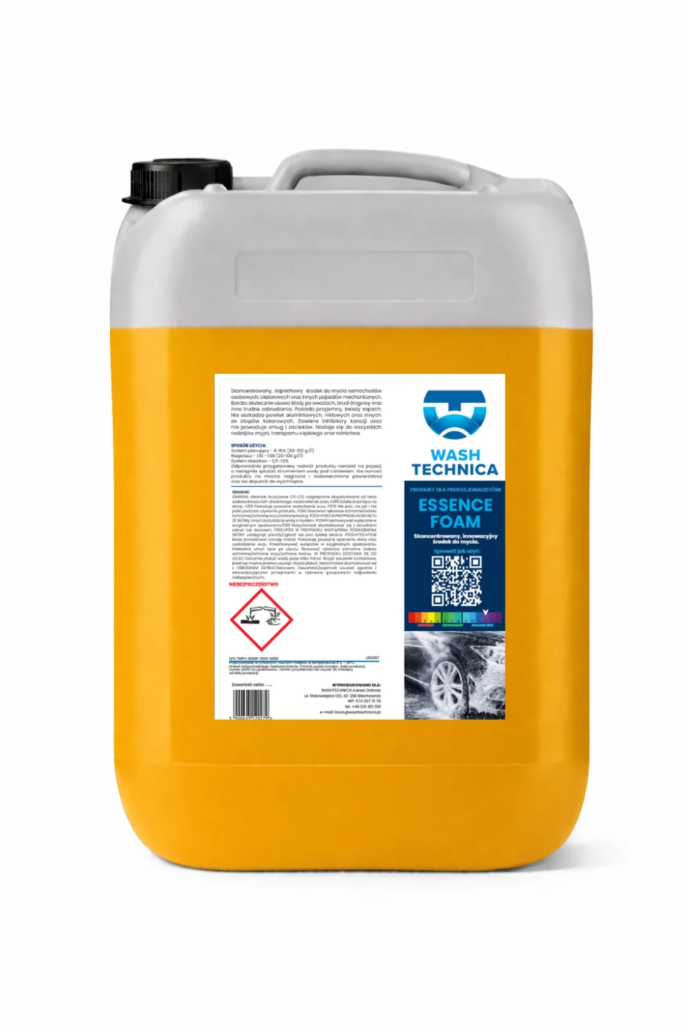 ESSENCE FOAM — materiał produktowy Wash Technica