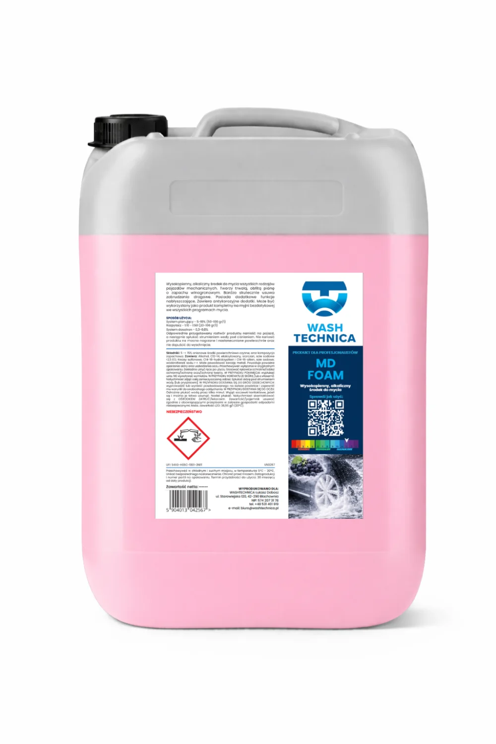 MD FOAM — materiał produktowy Wash Technica
